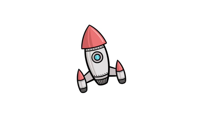 Draw A Cartoon Rocket
